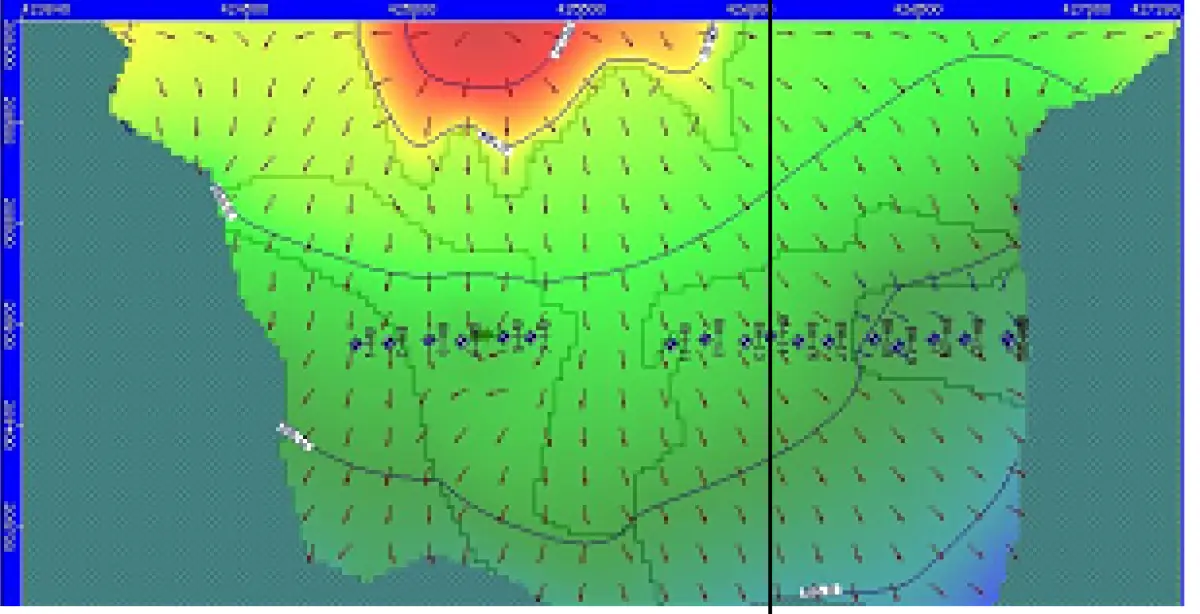 지하수 흐름 방향
